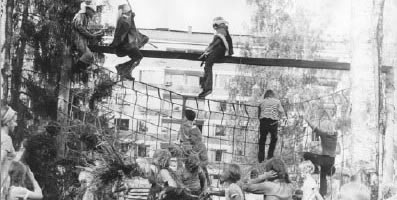 Lounaispuiston lastentapahtuma 1971.